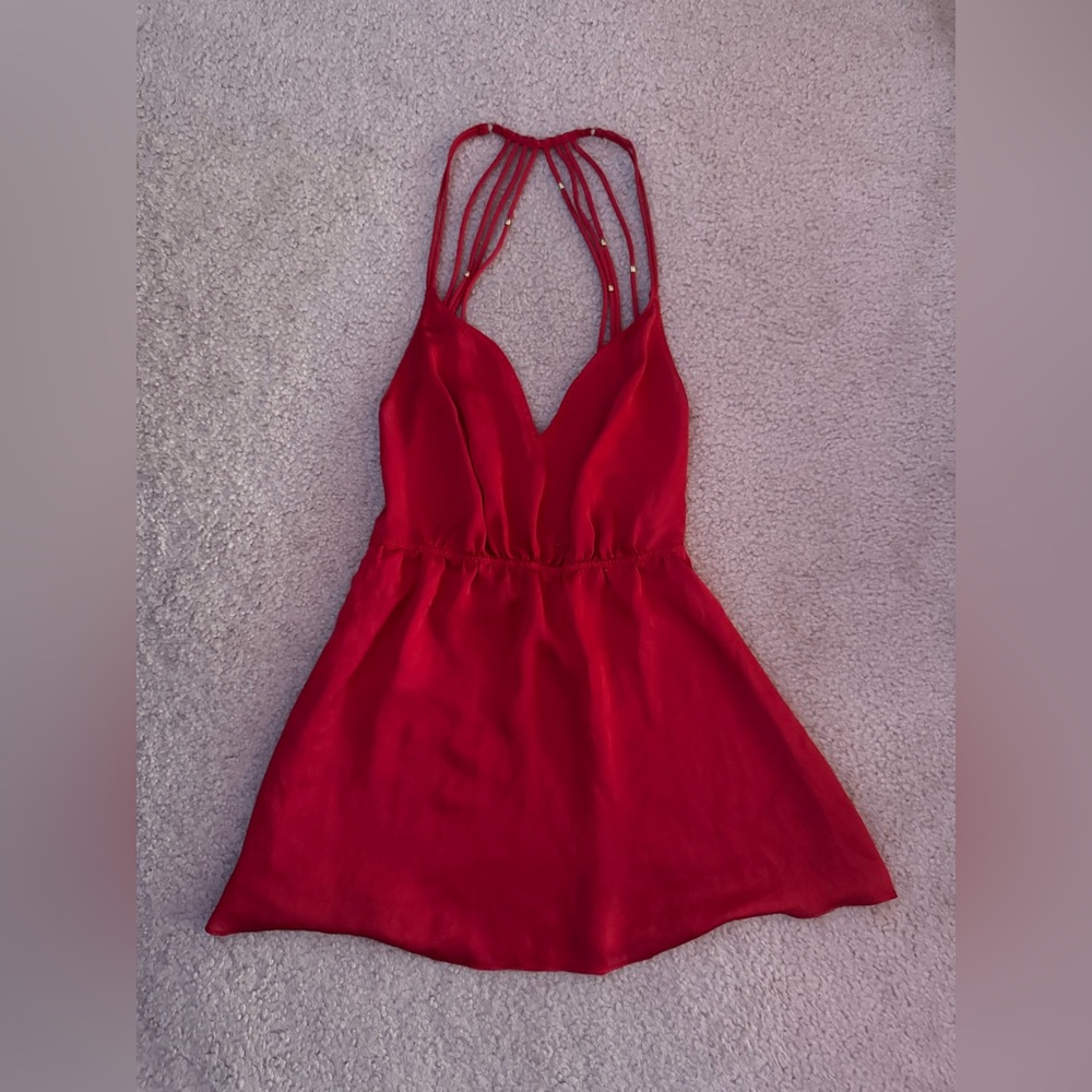Vintage victoria secret backless slip.